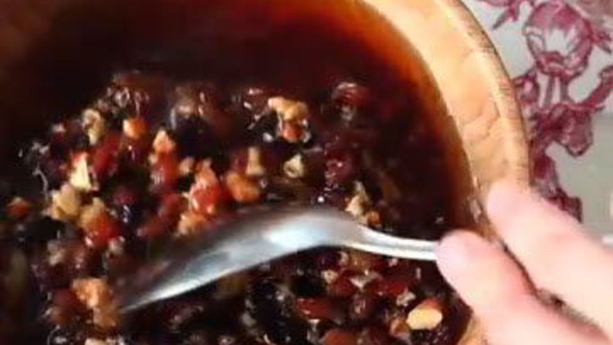 Рецепт начинки английских тарталеток из сухофруктов