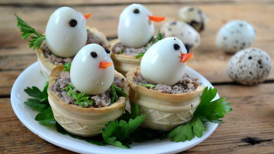 Рецепт новогодних тарталеток петушки