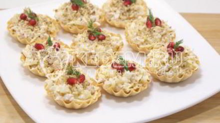 Рецепт тарталеток на праздничный стол