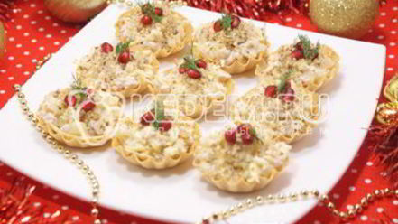 Рецепт тарталеток на праздничный стол