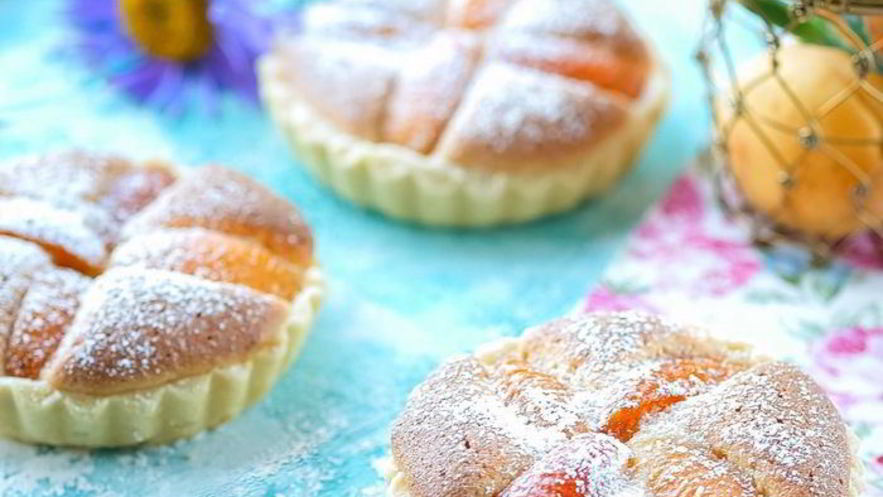 Рецепт тарталеток с франжипаном и абрикосами