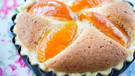 Рецепт тарталеток с франжипаном и абрикосами