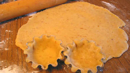 Рецепт тарталеток с кремом и ягодами