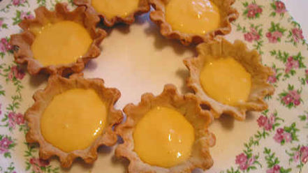 Рецепт тарталеток с кремом и ягодами