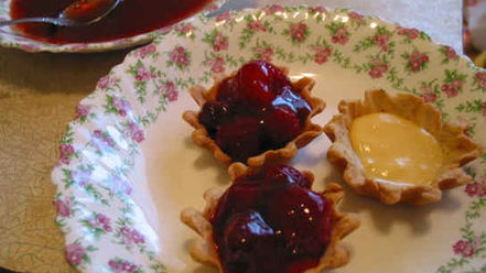 Рецепт тарталеток с кремом и ягодами