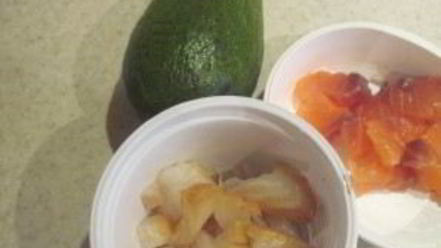 Рецепт тарталеток с креветками и авокадо