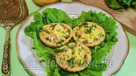 Рецепт тарталеток с курицей и апельсином