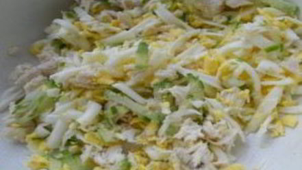 Рецепт тарталеток с курицей и огурцом