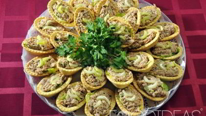 Рецепт Тарталеток с курицей и сыром