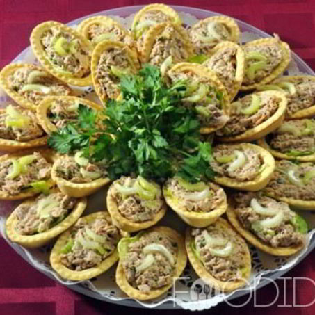 Рецепт Тарталеток с курицей и сыром