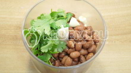 Рецепт тарталеток с паштетом из фасоли