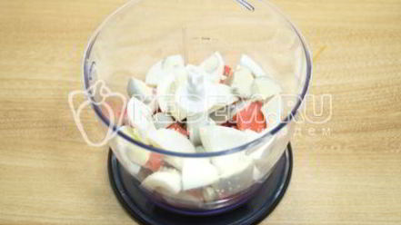 Рецепт тарталеток с паштетом из крабового мяса