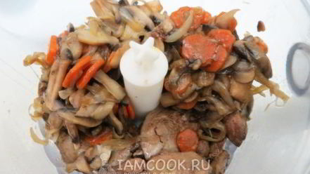 Рецепт тарталеток с печеночно-грибной начинкой