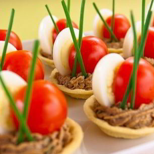 Рецепт Тарталеток с печеночным паштетом