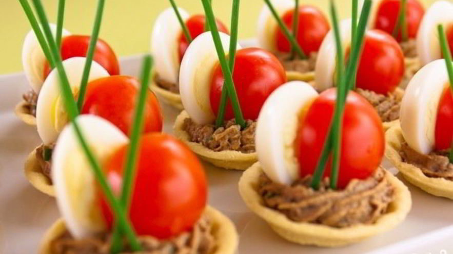 Рецепт тарталеток с печеночным паштетом