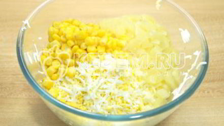 Рецепт тарталеток с пикантным салатом