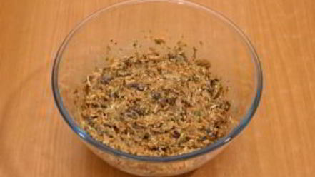 Рецепт тарталеток с салатом из куриной печени