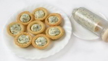 Рецепт тарталеток с соленой семгой