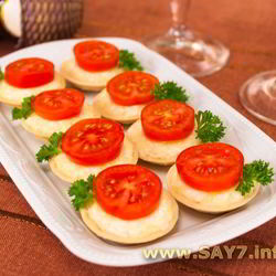 Рецепт Тарталеток с сыром и помидорами