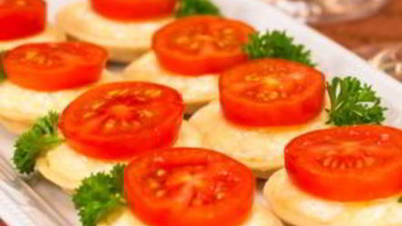 Рецепт тарталеток с сыром и помидорами