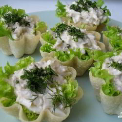 Рецепт Тарталеток с тунцом консервированным