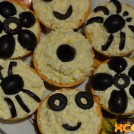 Рецепт Тарталеток с яйцом и сыром