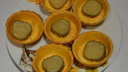 Рецепт тарталеток с яйцом и сыром