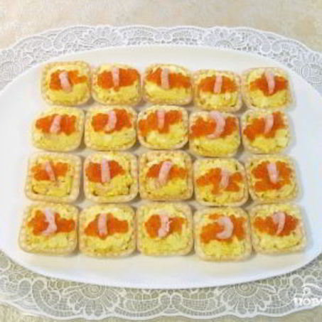 Рецепт Тарталеток закусочных
