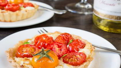 Рецепт Томатных тарталеток с сыром