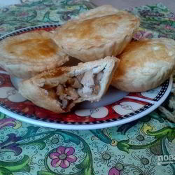 Рецепт Закрытых тарталеток с курицей и грибами