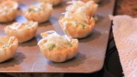 Рецепт закуски в тарталетках с семгой
