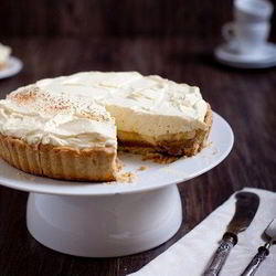 Рецепт Бананового тарта с кофейным кремом
