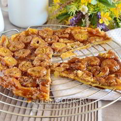 Рецепт Бананового тарта-татен на слоеном тесте