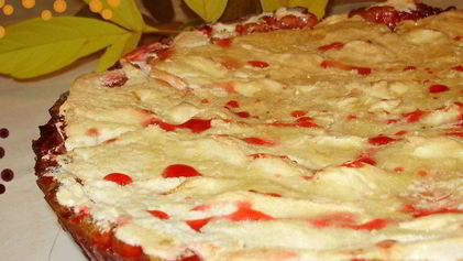 Рецепт Брусничного тарта