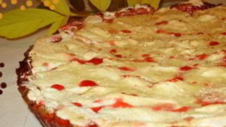 Рецепт брусничного тарта