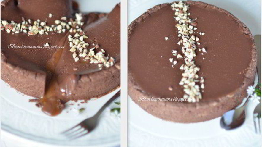 Рецепт дважд шоколадный тарт с карамелью