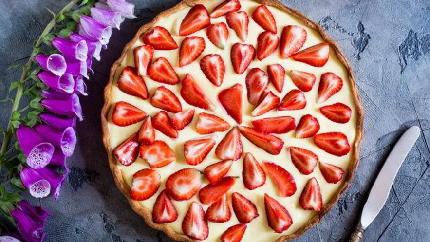Рецепт клубничного тарта
