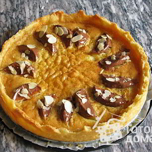 Рецепт Марципанового тарта с яблоками