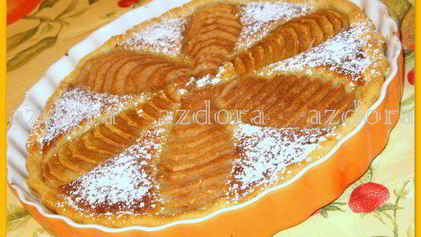 Рецепт Миндально-грушевого тарт