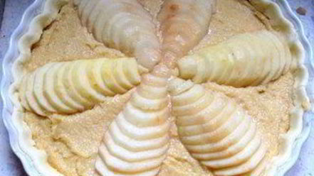 Рецепт миндально-грушевого тарт