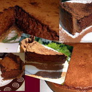 Рецепт Миндального тарта с брауни