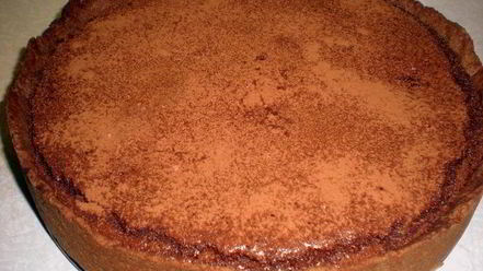 Рецепт миндального тарта с брауни