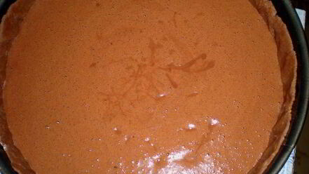 Рецепт миндального тарта с брауни