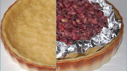 Рецепт миндального тарта с карамелизованными нектаринами