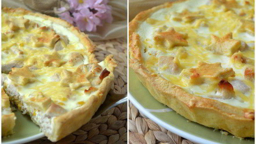 Рецепт очень-очня нежного куриного тарт