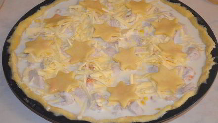 Рецепт очень-очня нежного куриного тарт