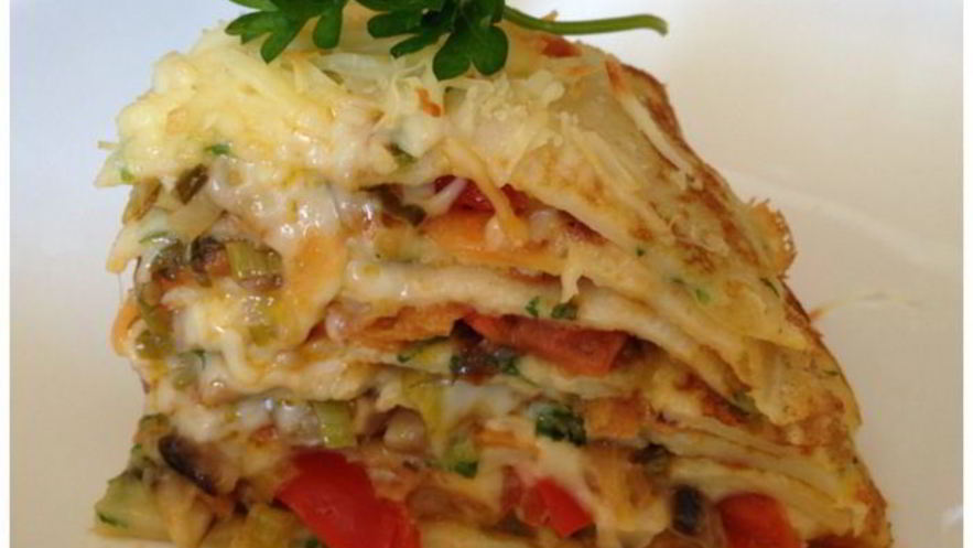 Рецепт пряного блинного тарта