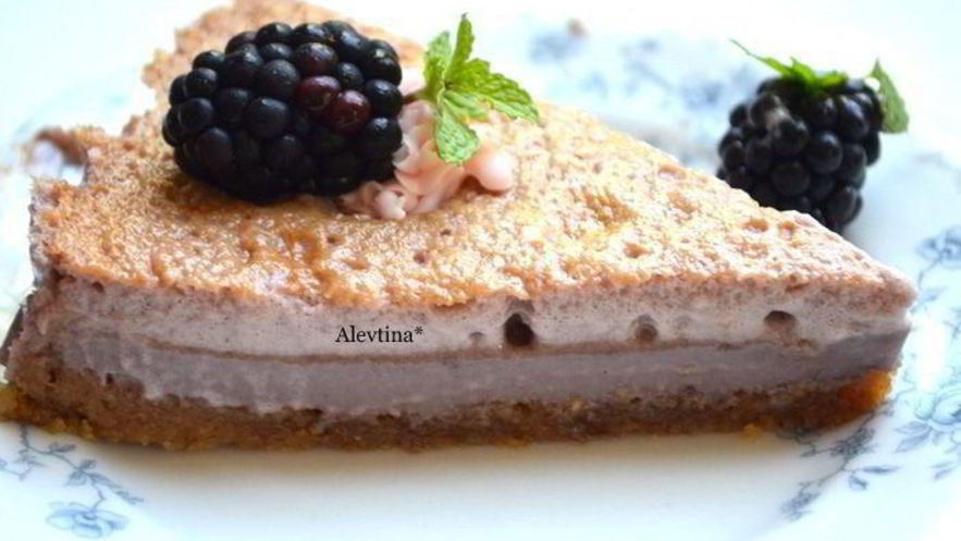 Рецепт шелкового тарта с ежевикой