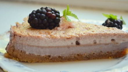 Рецепт шелкового тарта с ежевикой