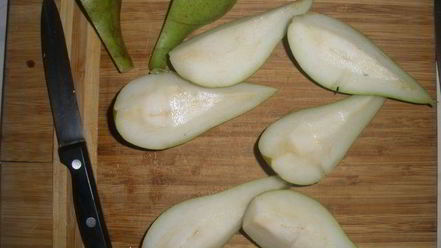 Рецепт шоколадна-грушевого тарт